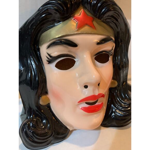 1976 DC Comics Wonder Woman Mask - Ben Cooper Vinatge - Picture 4 of 12